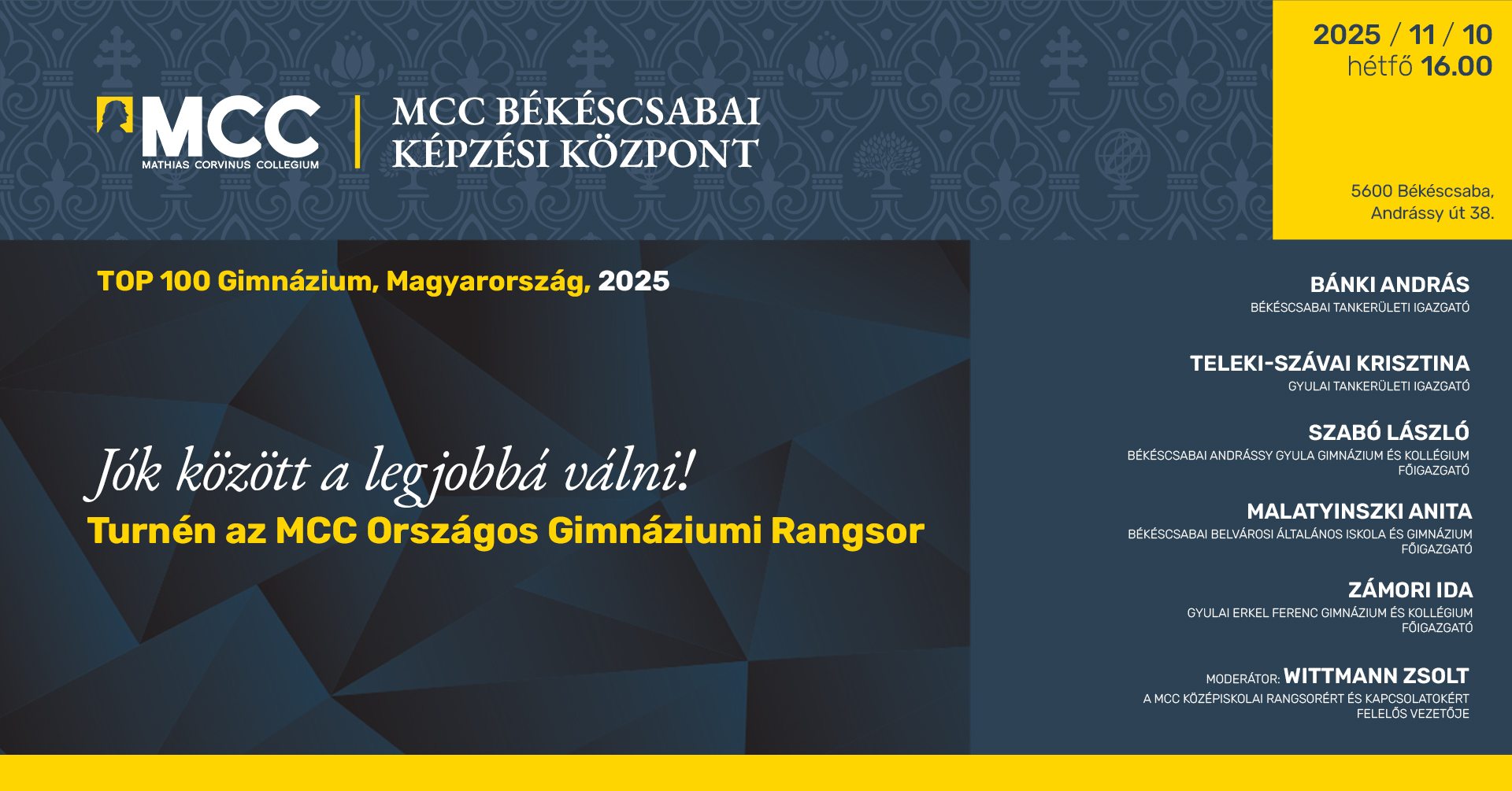 Jók között a legjobbá válni! Békéscsabán